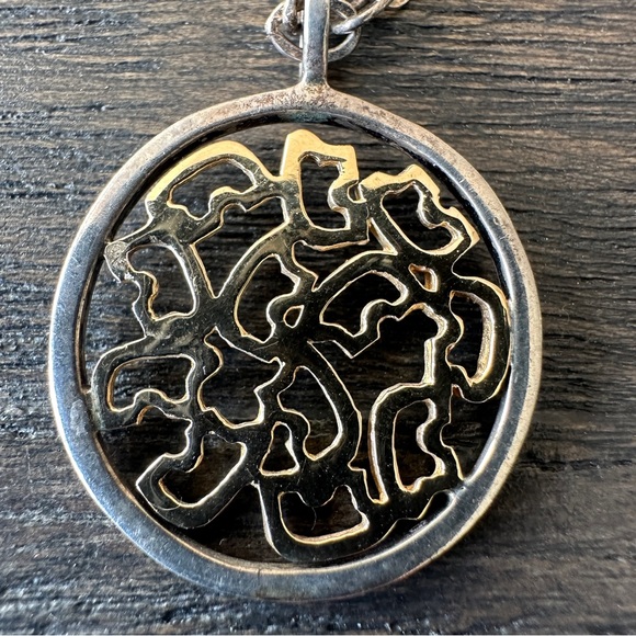 The Golden Bear Sterling Silver & 14K Gold Pendant Necklace (Discontinued) - Picture 2 of 5